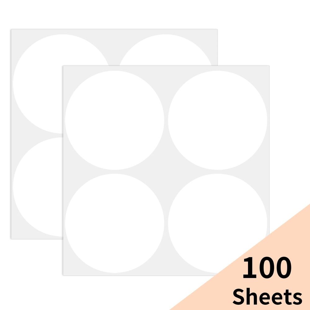 3629 3 Inch Colored Dot Stickers Labels, Round Color Coding Labels, Garage